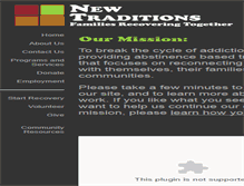 Tablet Screenshot of new-traditions.org